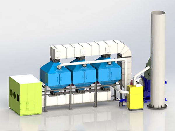 活性炭吸附脫附+催化燃燒裝置